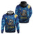 Sloth Life Is The Best Life Zip Hoodie with Starry Night Sky - Wonder Print Shop