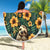 Sloth with Flowers Seamless Style Beach Blanket LT9 - Wonder Print Shop