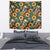 Sloth with Flowers Seamless Style Tapestry