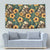 Sloth with Flowers Seamless Style Tapestry