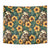 Sloth with Flowers Seamless Style Tapestry