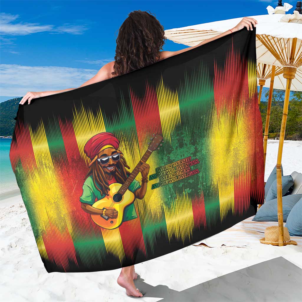 Honoring Reggae Legend Bob Birthday Sarong