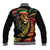 Jamaica Rastafarian Lion One Love Baseball Jacket LT9 - Wonder Print Shop