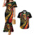 Jamaica Rastafarian Lion One Love Couples Matching Mermaid Dress and Hawaiian Shirt LT9 - Wonder Print Shop