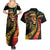 Jamaica Rastafarian Lion One Love Couples Matching Summer Maxi Dress and Hawaiian Shirt LT9 - Wonder Print Shop