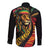 Jamaica Rastafarian Lion One Love Long Sleeve Button Shirt - Wonder Print Shop