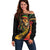 Jamaica Rastafarian Lion One Love Off Shoulder Sweater LT9