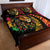 Jamaica Rastafarian Lion One Love Quilt Bed Set - Wonder Print Shop