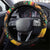 Jamaica Rastafarian Lion One Love Steering Wheel Cover