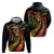 Jamaica Rastafarian Lion One Love Zip Hoodie LT9