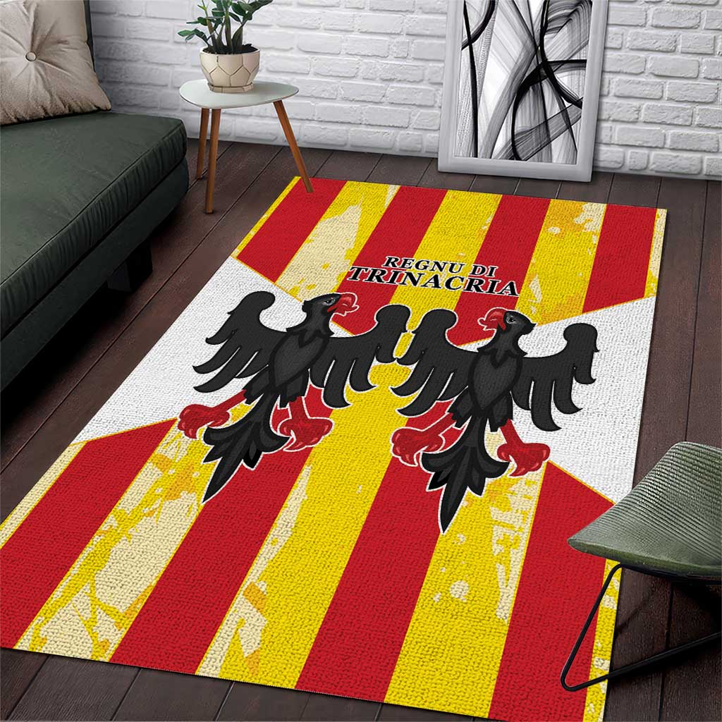 Kingdom of Trinacria Area Rug Est 1282 Animus Tuus Dominus