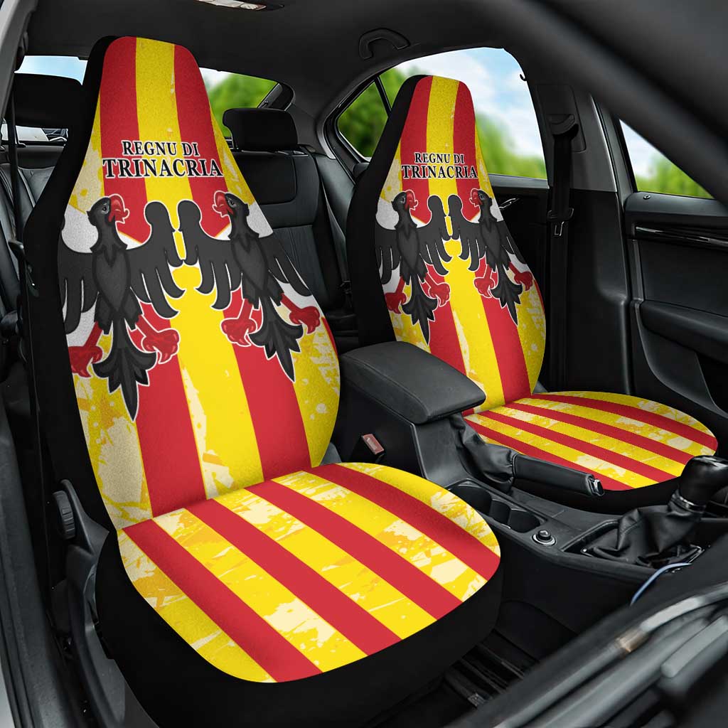 Kingdom of Trinacria Car Seat Cover Est 1282 Animus Tuus Dominus LT9 - Wonder Print Shop