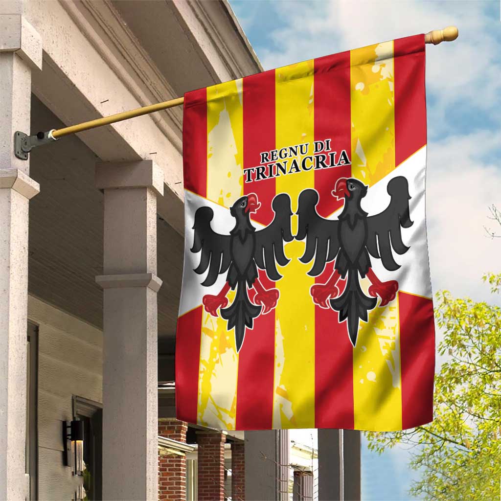 Kingdom of Trinacria Garden Flag Est 1282 Animus Tuus Dominus - Wonder Print Shop