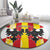 Kingdom of Trinacria Round Carpet Est 1282 Animus Tuus Dominus