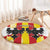 Kingdom of Trinacria Round Carpet Est 1282 Animus Tuus Dominus