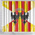 Kingdom of Trinacria Shower Curtain Est 1282 Animus Tuus Dominus