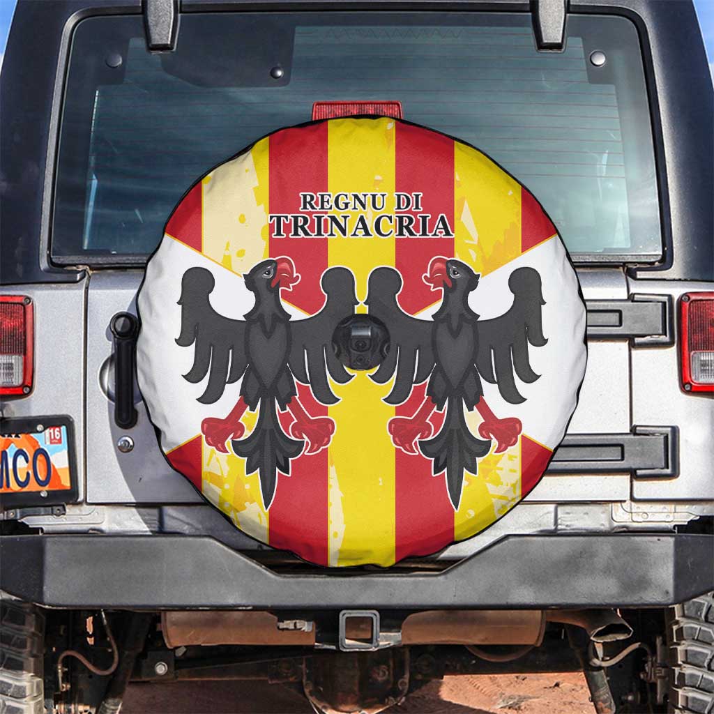 Kingdom of Trinacria Spare Tire Cover Est 1282 Animus Tuus Dominus