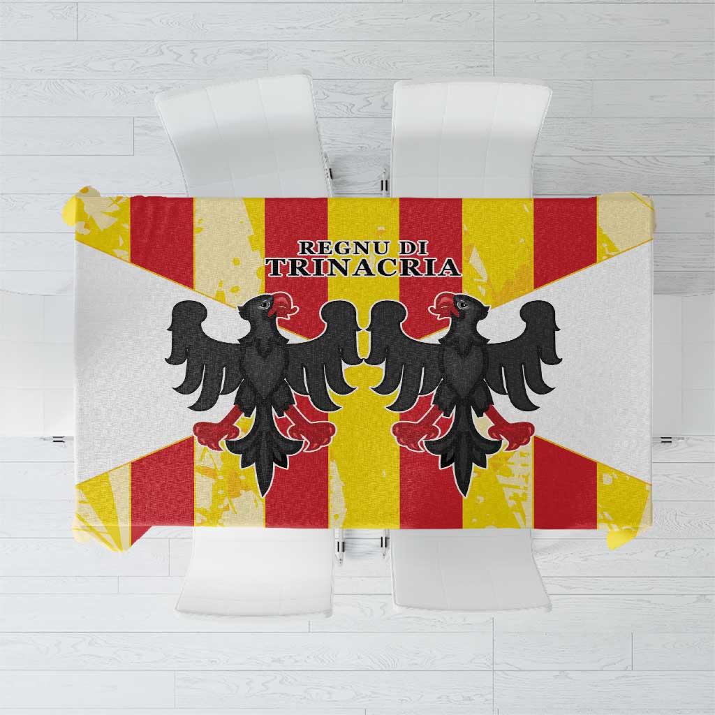 Kingdom of Trinacria Tablecloth Est 1282 Animus Tuus Dominus