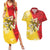 La Bandiera Regione Siciliana Couples Matching Summer Maxi Dress and Hawaiian Shirt LT9 - Wonder Print Shop