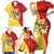 La Bandiera Regione Siciliana Family Matching Short Sleeve Bodycon Dress and Hawaiian Shirt - Wonder Print Shop