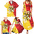 La Bandiera Regione Siciliana Family Matching Summer Maxi Dress and Hawaiian Shirt - Wonder Print Shop