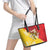 La Bandiera Regione Siciliana Leather Tote Bag - Wonder Print Shop