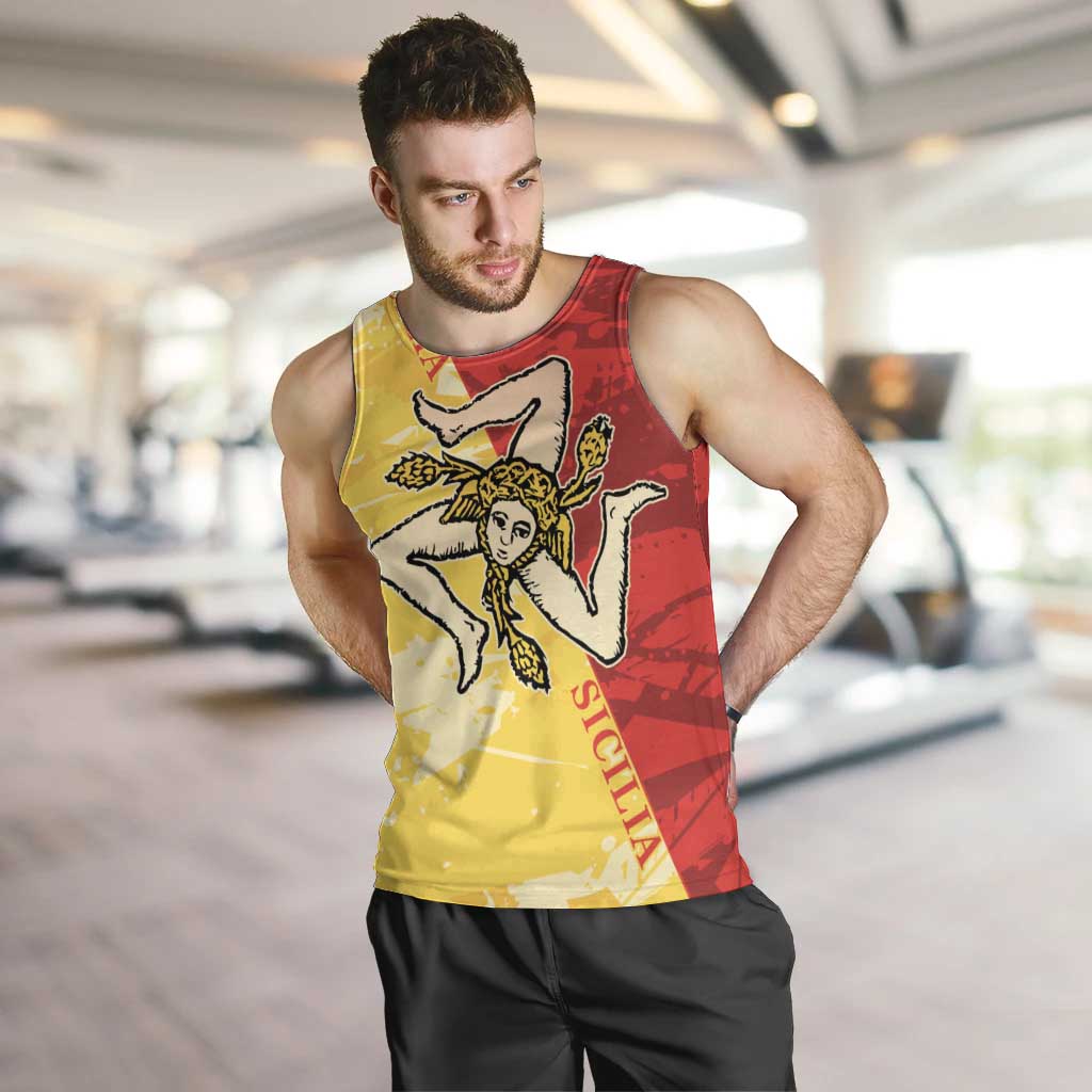 La Bandiera Regione Siciliana Men Tank Top