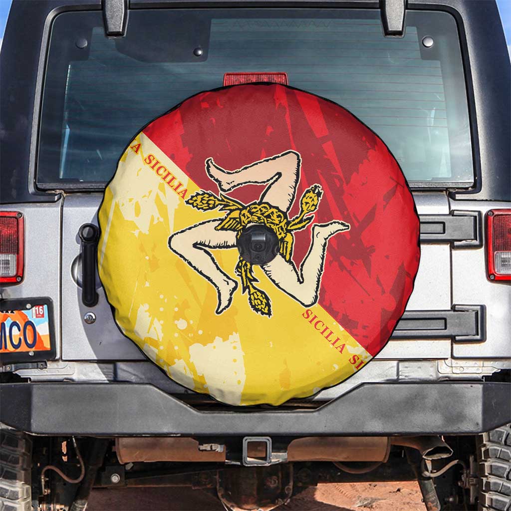 La Bandiera Regione Siciliana Spare Tire Cover