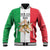 Sicilian Revolution of 1848 Baseball Jacket Bandiera del Regno di Sicilia 1848-1849 LT9 - Wonder Print Shop