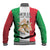 Sicilian Revolution of 1848 Baseball Jacket Bandiera del Regno di Sicilia 1848-1849 LT9 - Wonder Print Shop