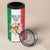 Sicilian Revolution of 1848 4 in 1 Can Cooler Tumbler Bandiera del Regno di Sicilia 1848-1849 LT9 - Wonder Print Shop