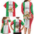 Sicilian Revolution of 1848 Family Matching Long Sleeve Bodycon Dress and Hawaiian Shirt Bandiera del Regno di Sicilia 1848-1849 LT9 - Wonder Print Shop