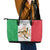 Sicilian Revolution of 1848 Leather Tote Bag Bandiera del Regno di Sicilia 1848-1849 - Wonder Print Shop