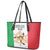 Sicilian Revolution of 1848 Leather Tote Bag Bandiera del Regno di Sicilia 1848-1849 - Wonder Print Shop