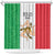 Sicilian Revolution of 1848 Shower Curtain Bandiera del Regno di Sicilia 1848-1849