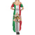 Sicilian Revolution of 1848 Summer Maxi Dress Bandiera del Regno di Sicilia 1848-1849