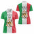 Sicilian Revolution of 1848 Women Polo Shirt Bandiera del Regno di Sicilia 1848-1849