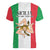 Sicilian Revolution of 1848 Women V-Neck T-Shirt Bandiera del Regno di Sicilia 1848-1849