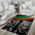 Make His-Herstories Area Rug Black Power Hand and Pan-African Flag