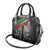 Make His-Herstories Shoulder Handbag Black Power Hand and Pan-African Flag