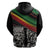 Make His-Herstories Zip Hoodie Black Power Hand and Pan-African Flag - Wonder Print Shop