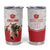 England Rugby Custom Tumbler Cup English Bull Dog Mascot Sporty