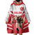 England Rugby Custom Wearable Blanket Hoodie English Bull Dog Mascot Sporty