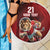 England Rugby Custom Beach Blanket Lion Mascot Sporty