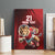 England Rugby Custom Canvas Wall Art Lion Mascot Sporty