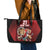 England Rugby Custom Leather Tote Bag Lion Mascot Sporty