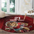 England Rugby Custom Round Carpet Lion Mascot Sporty