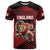 England Rugby Custom T Shirt Lion Mascot Sporty