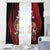 England Rugby Custom Window Curtain Lion Mascot Sporty