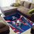 France Rugby Custom Area Rug Coq Gaulois Never Less Than Everything